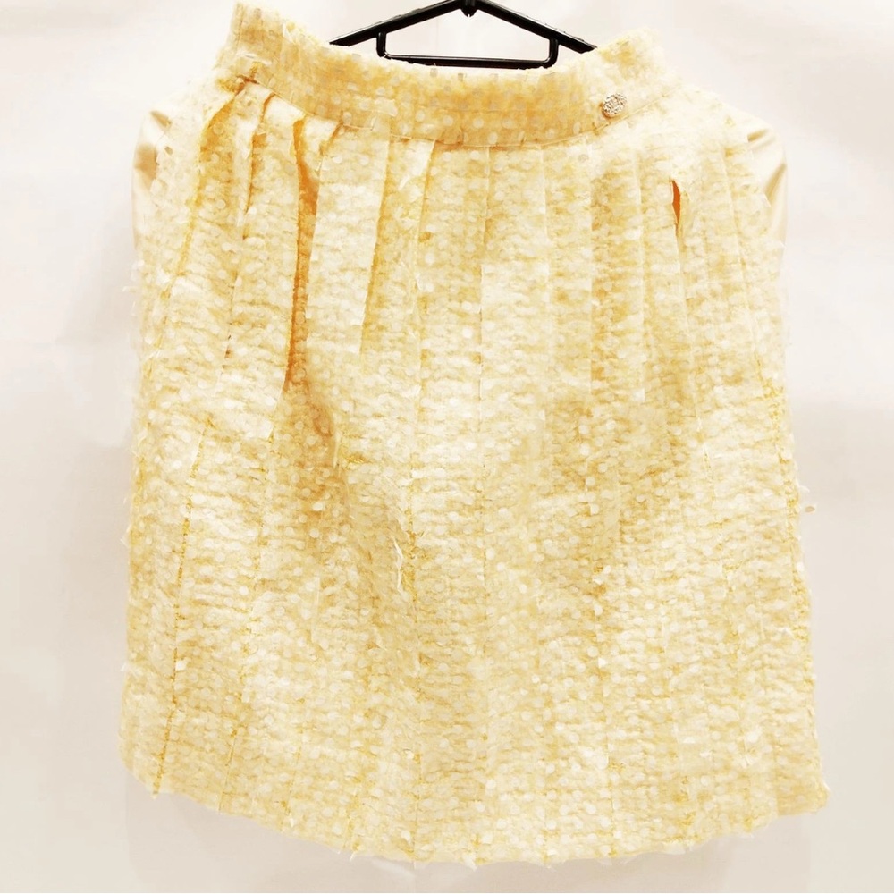 Chanel Pastel Yellow Skirt
